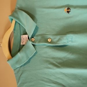 Brooks Brothers Aqua Polo Size Large